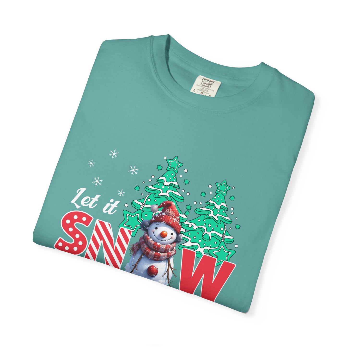 Let It Snow Somewhere Else T-Shirt — Funny Holiday Snowman Tee