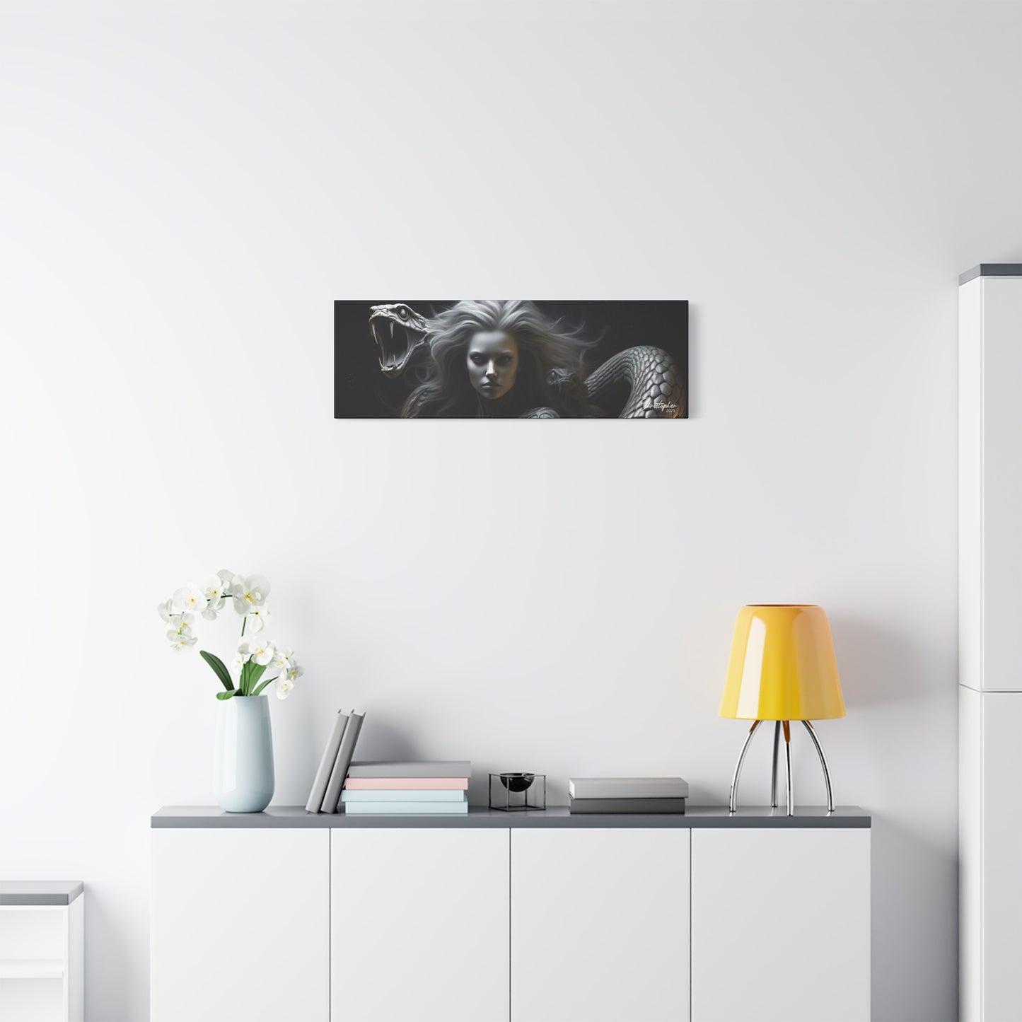 Serpent Goddess Matte Canvas Wall Art