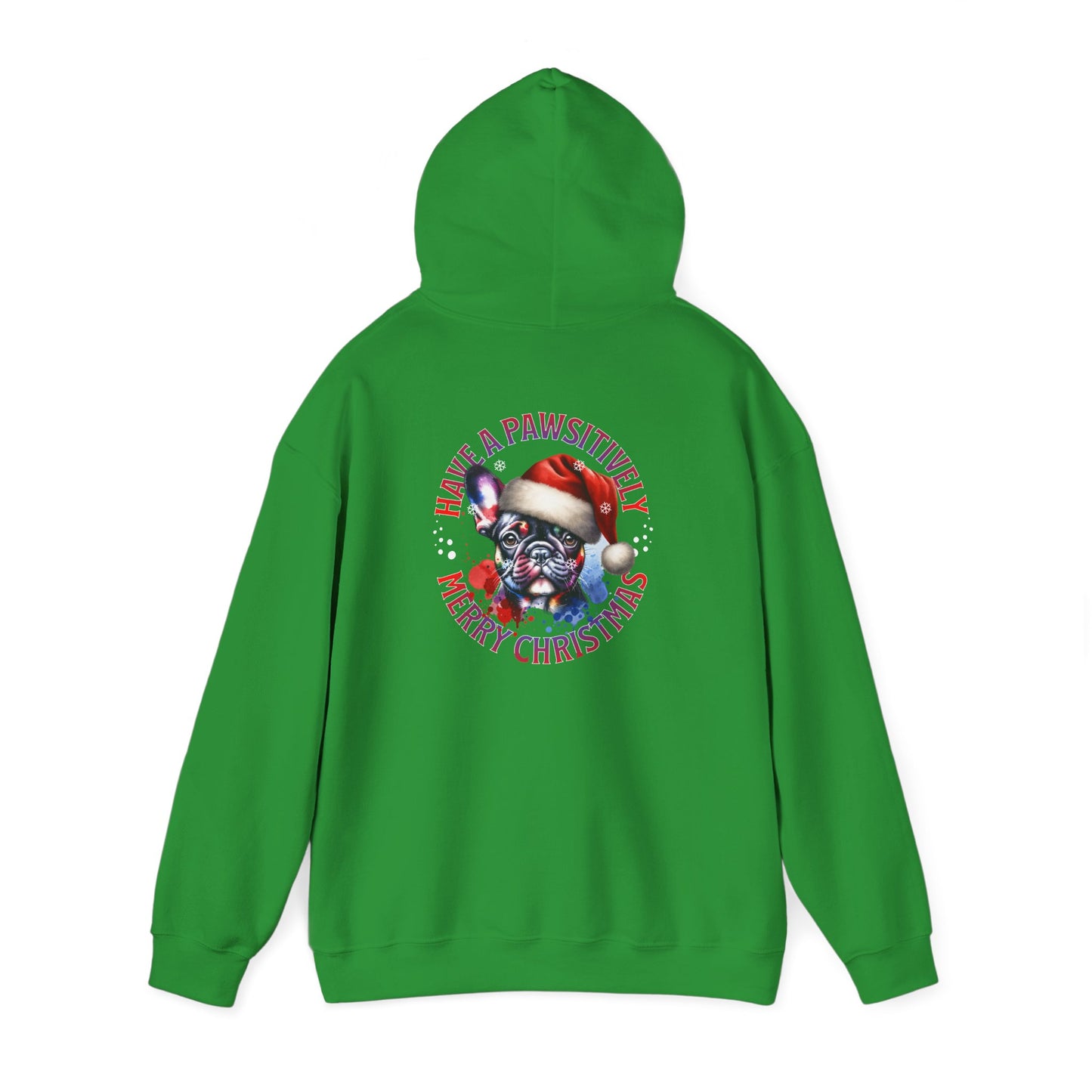 Christmas Pack Boston Terrier Hoodie — 'Have A Pawsitively Merry Christmas' Festive Dog Sweatshirt
