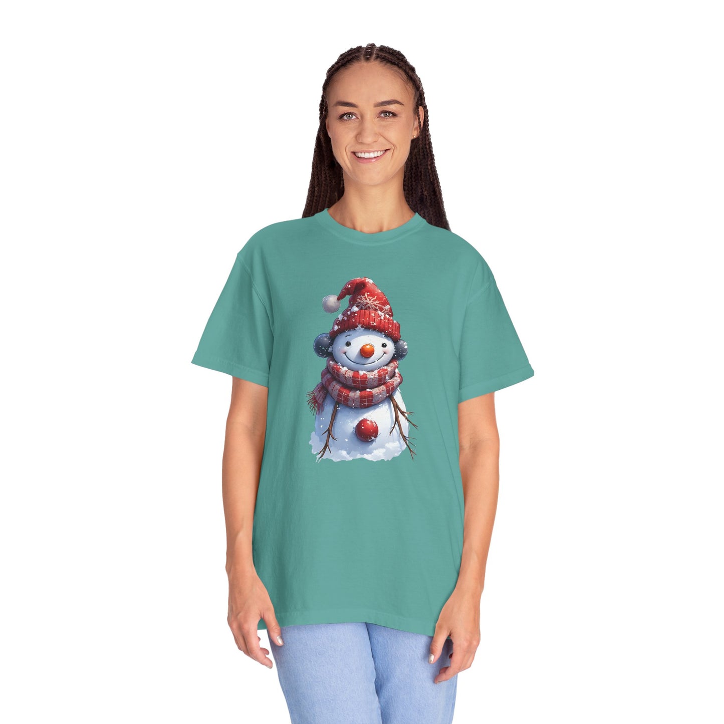 Snowman Holiday T-Shirt — Cute Winter Snowman Graphic Tee
