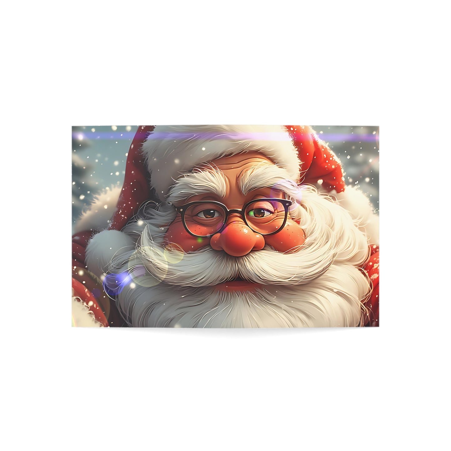 Festive Santa (Christmas Selfies) Greeting Cards - Perfect for Holiday Cheer (1, 10, 30, 50pcs)