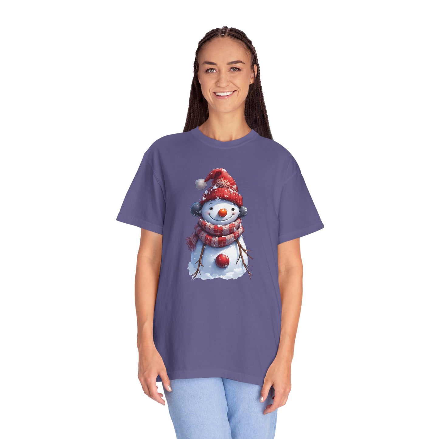 Snowman Holiday T-Shirt — Cute Winter Snowman Graphic Tee