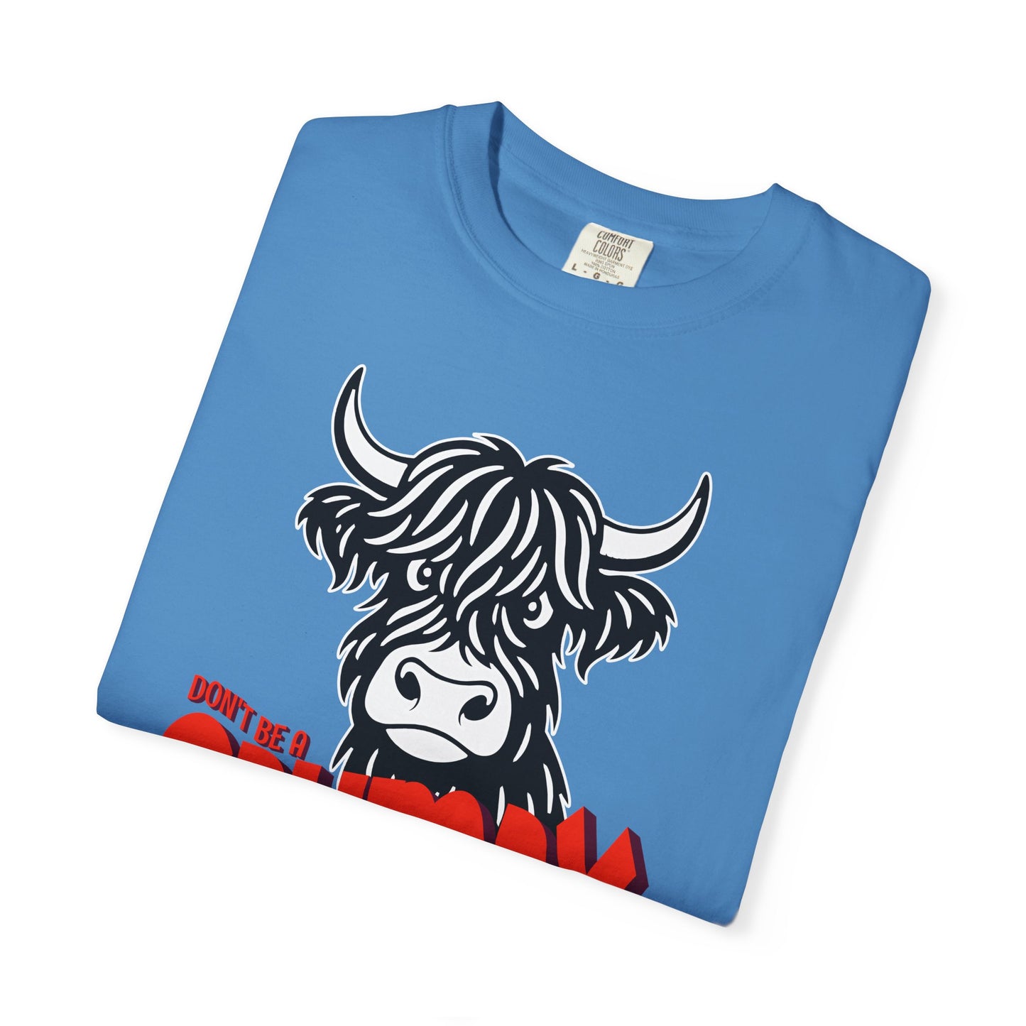 Grumpy Cow T-Shirt — Funny Highland Cow Graphic Tee