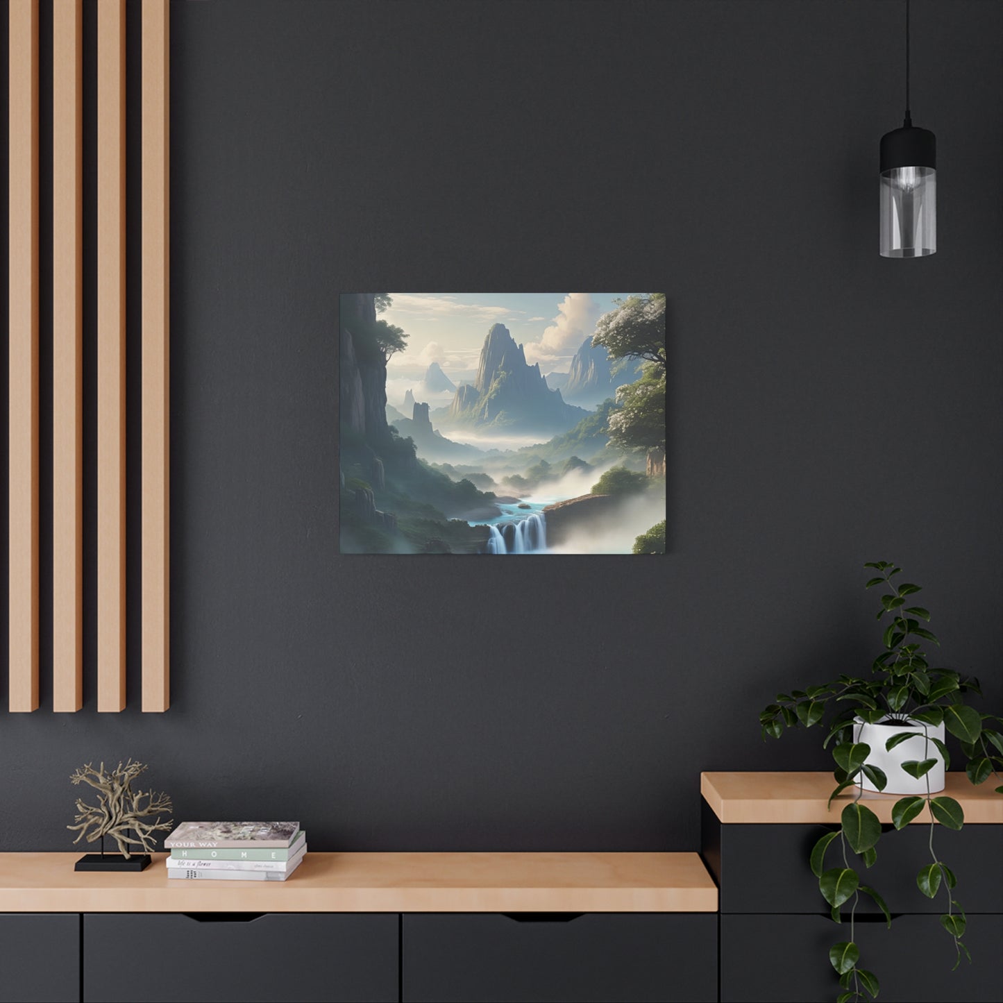 Scenic Landscape Canvas Print, Wall Art Decor, Home Decoration, Nature Wall Art, Gift for Nature Lovers, Tranquil Art for Living Room