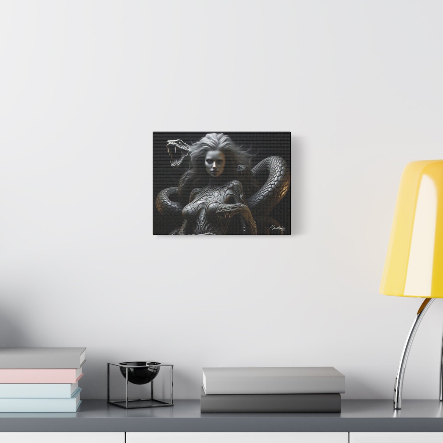 Serpent Goddess Matte Canvas Wall Art