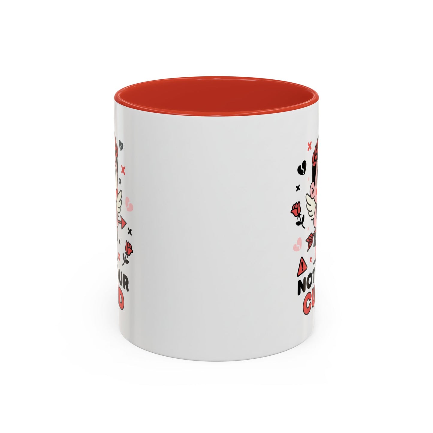 Cheeky Anti-Valentine Accent Coffee Mug — 11/15oz