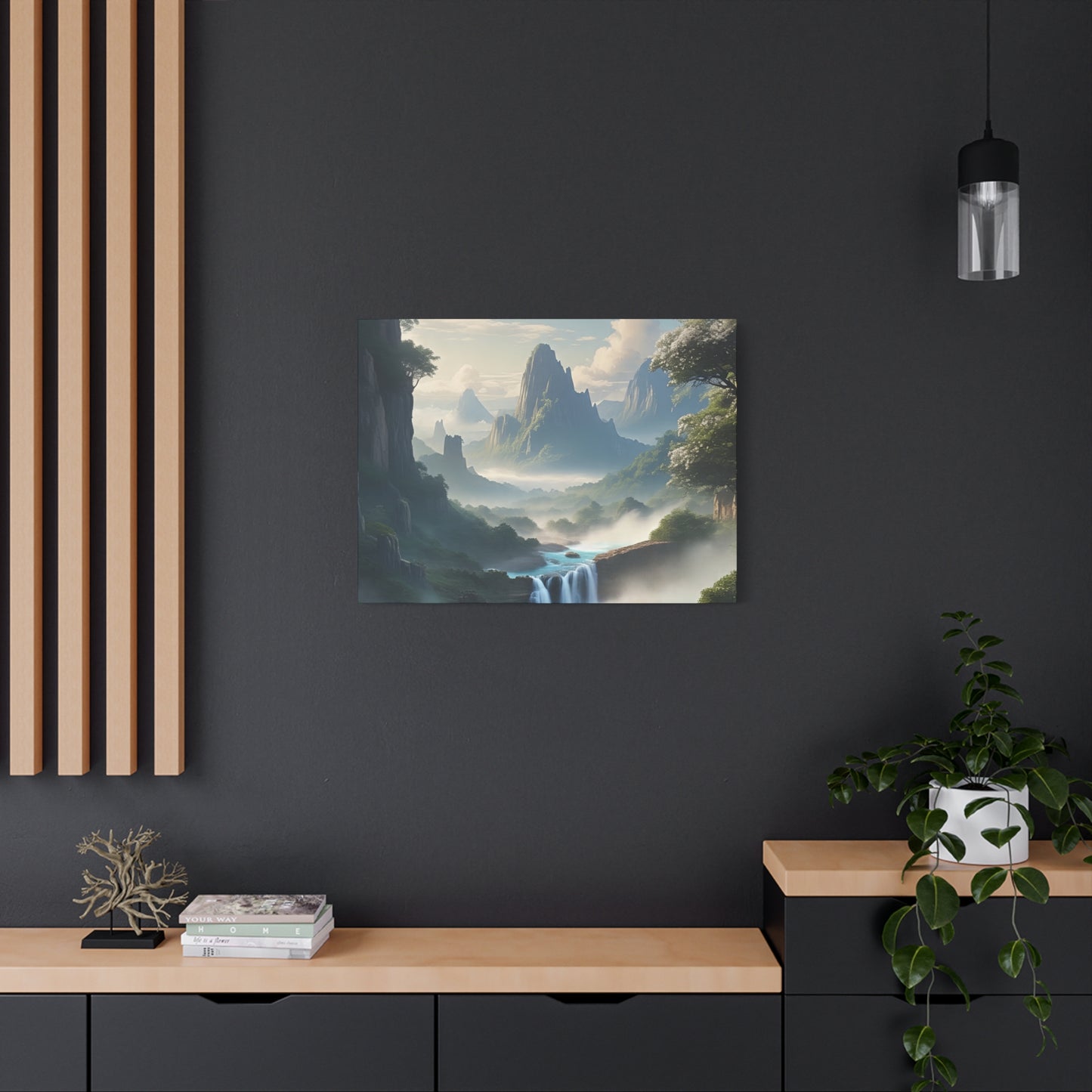 Scenic Landscape Canvas Print, Wall Art Decor, Home Decoration, Nature Wall Art, Gift for Nature Lovers, Tranquil Art for Living Room