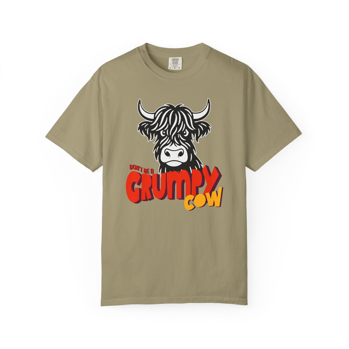 Grumpy Cow T-Shirt — Funny Highland Cow Graphic Tee