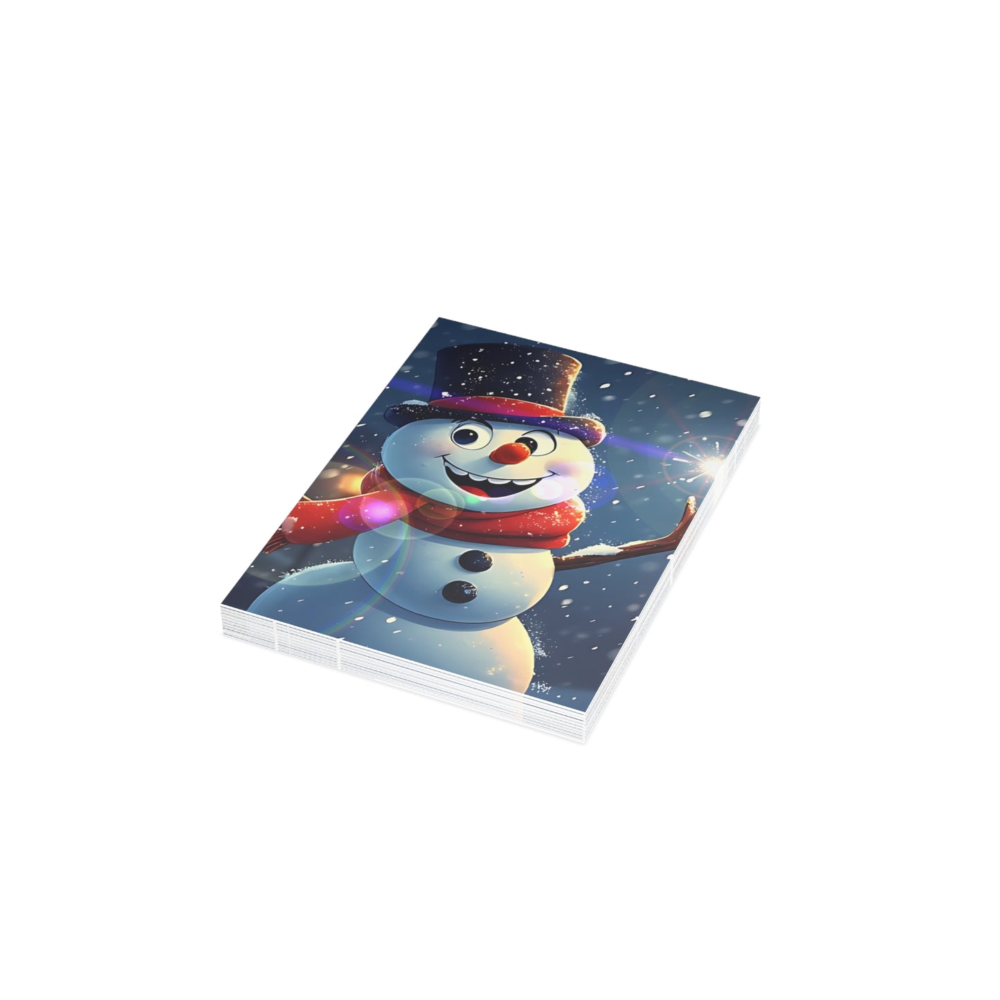 Snowman (Christmas Selfies) Postcard Bundles (envelopes included)