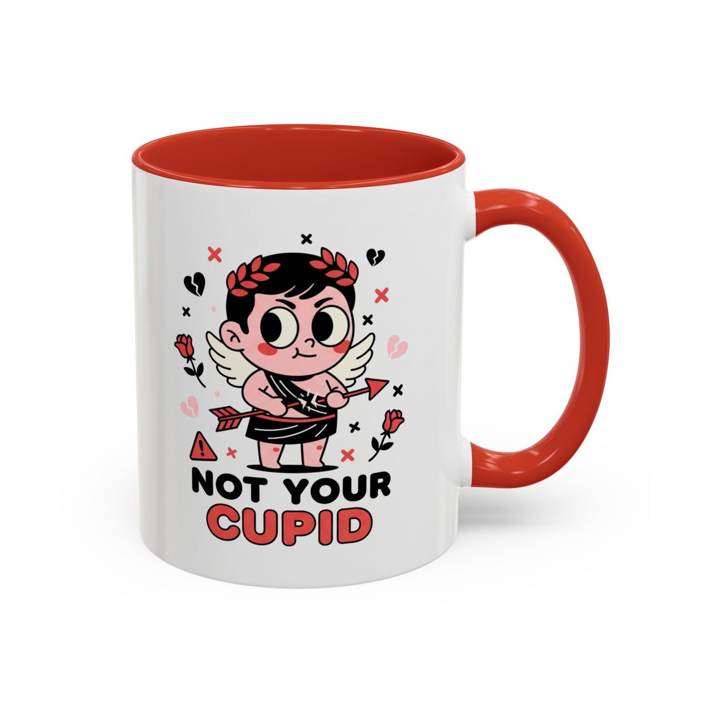 Cheeky Anti-Valentine Accent Coffee Mug — 11/15oz