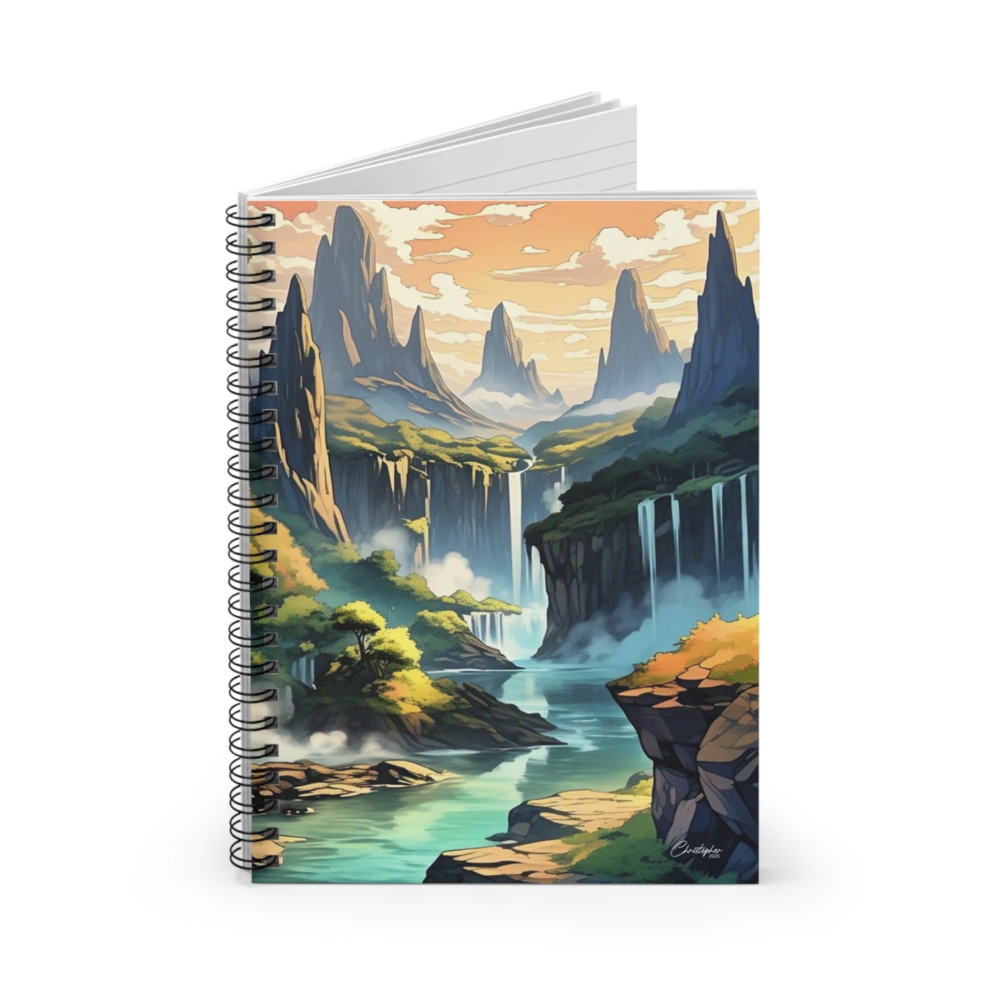 Nature-Inspired Spiral Notebook - School Use, Gifts, Nature Lovers
