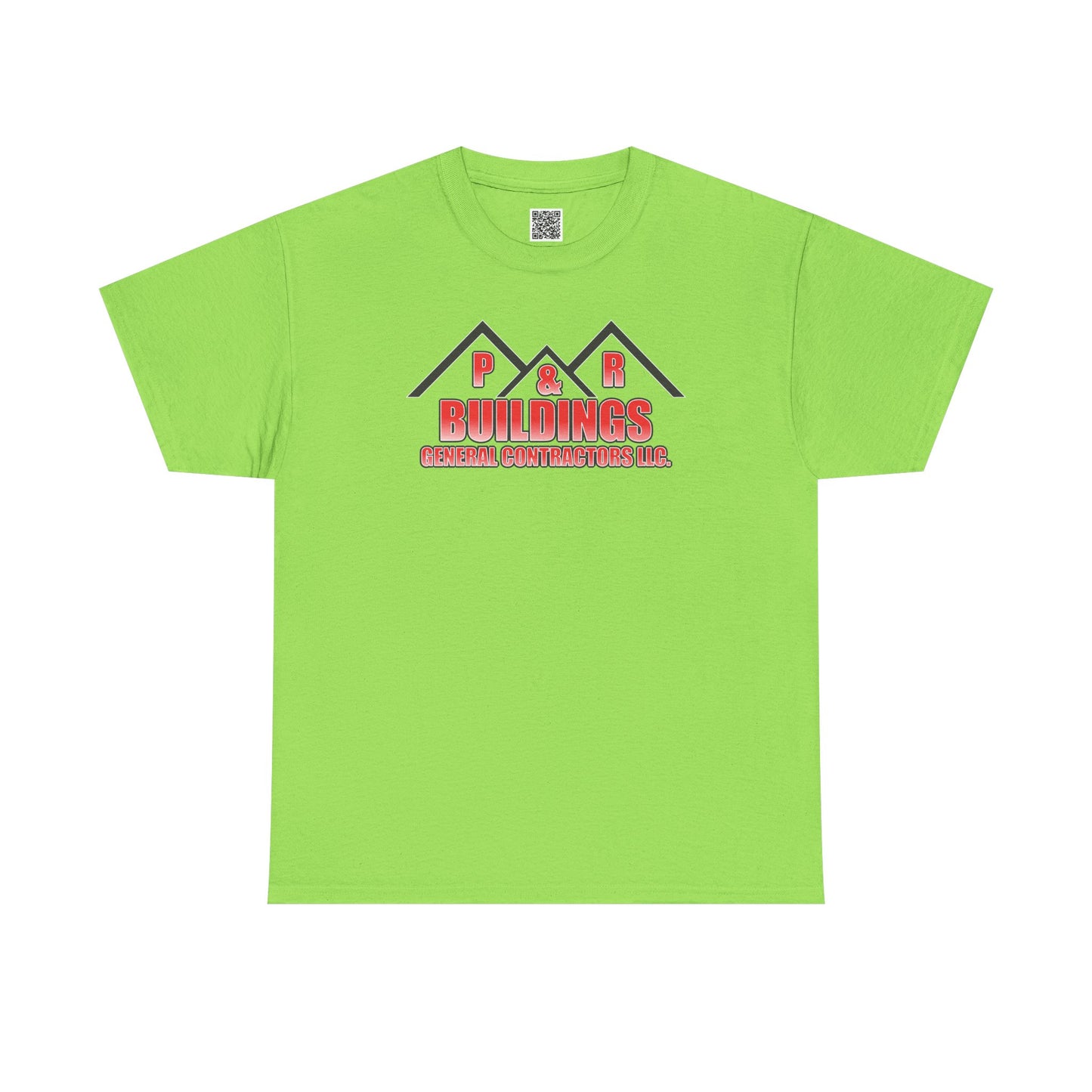 P&R BUILDINGS Logo T-Shirt — Contractor Work Tee