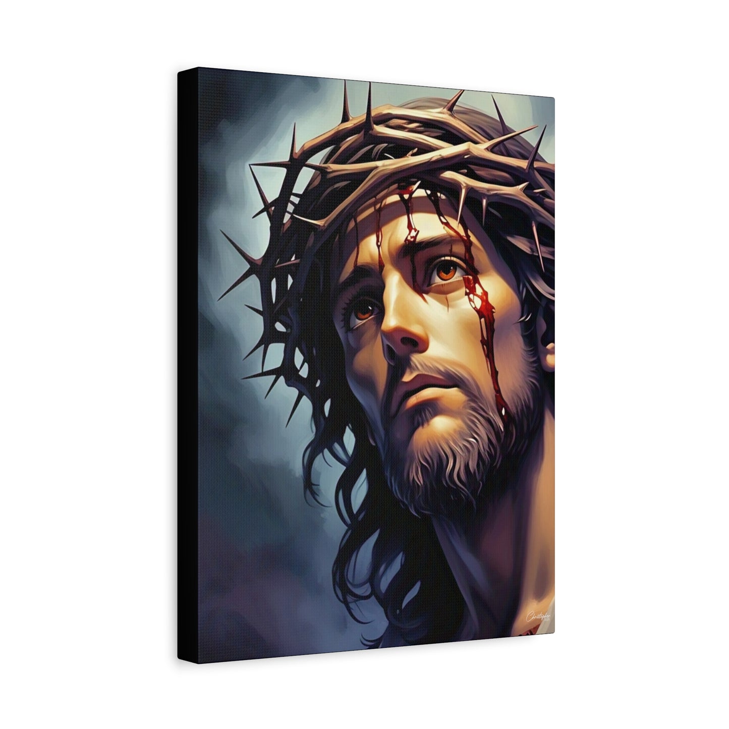 Religious Art Print Canvas, Inspirational Wall Decor, Christian Home Decor, Jesus Art, Gift for Faith-Based Celebrations