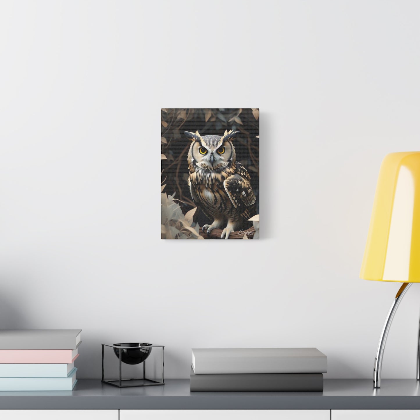 Realistic Owl Canvas Art - Nature Wall Decor for Home & Office