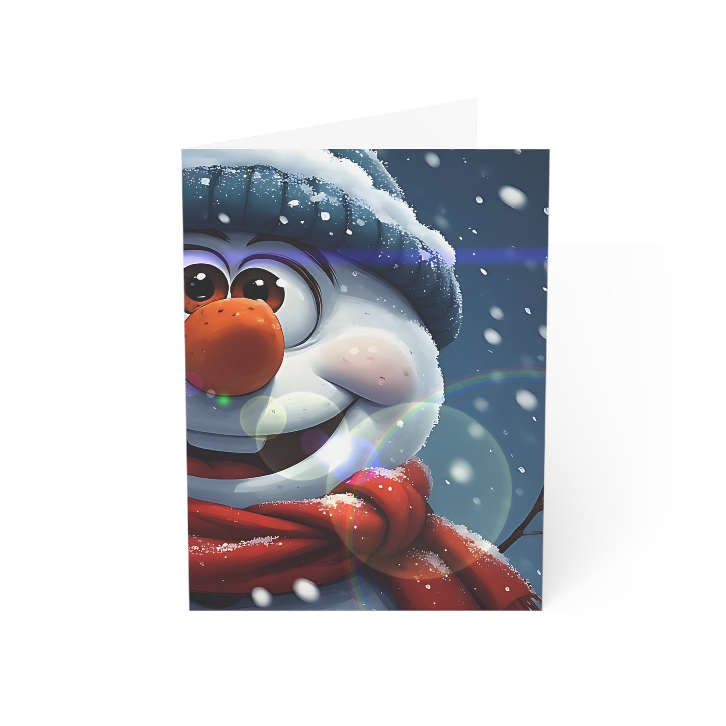 Snowman (Christmas Selfies) Greeting Cards - Festive Holiday Cards for Christmas and Winter Celebrations