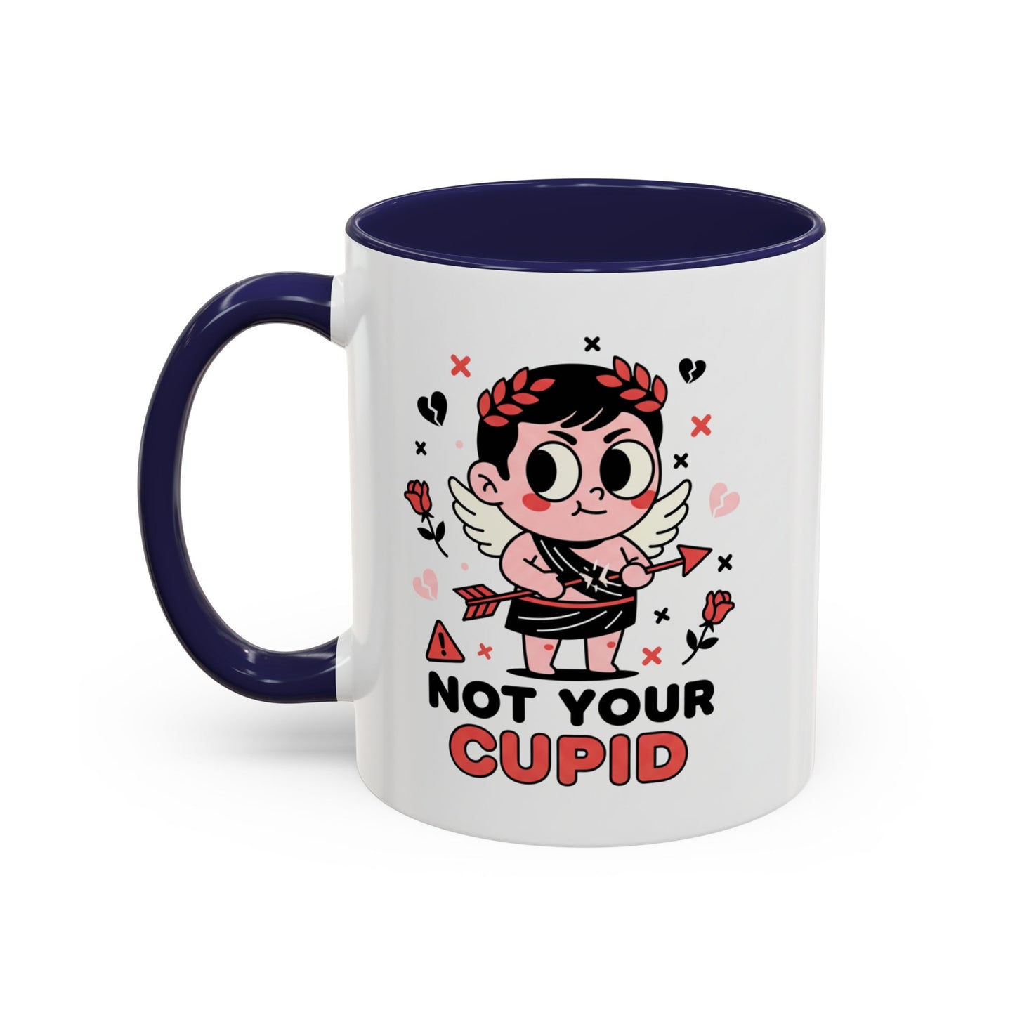 Cheeky Anti-Valentine Accent Coffee Mug — 11/15oz