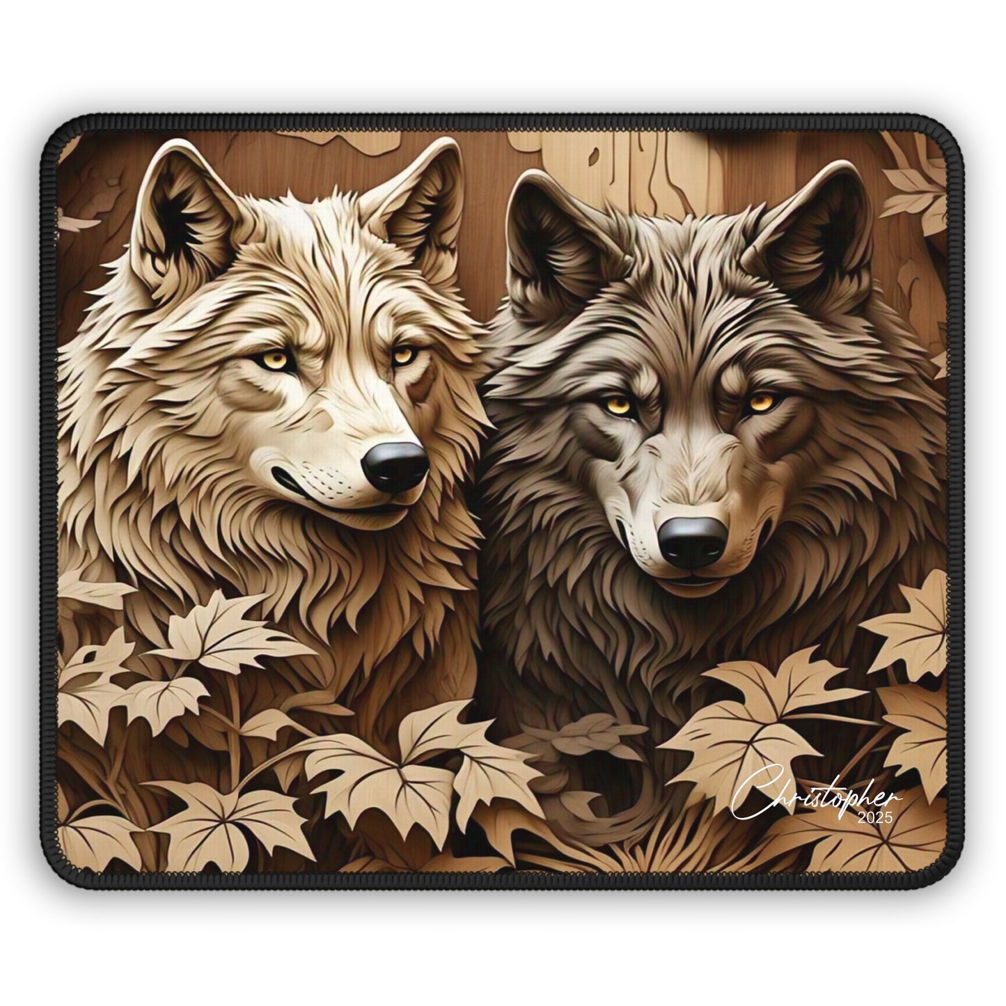 Artistic Wolf Gaming Mouse Pad - Nature Vibe Pad for Gamers & Wildlife Lovers, Unique Gift, Office Decor, Game Room Essentials, [...]