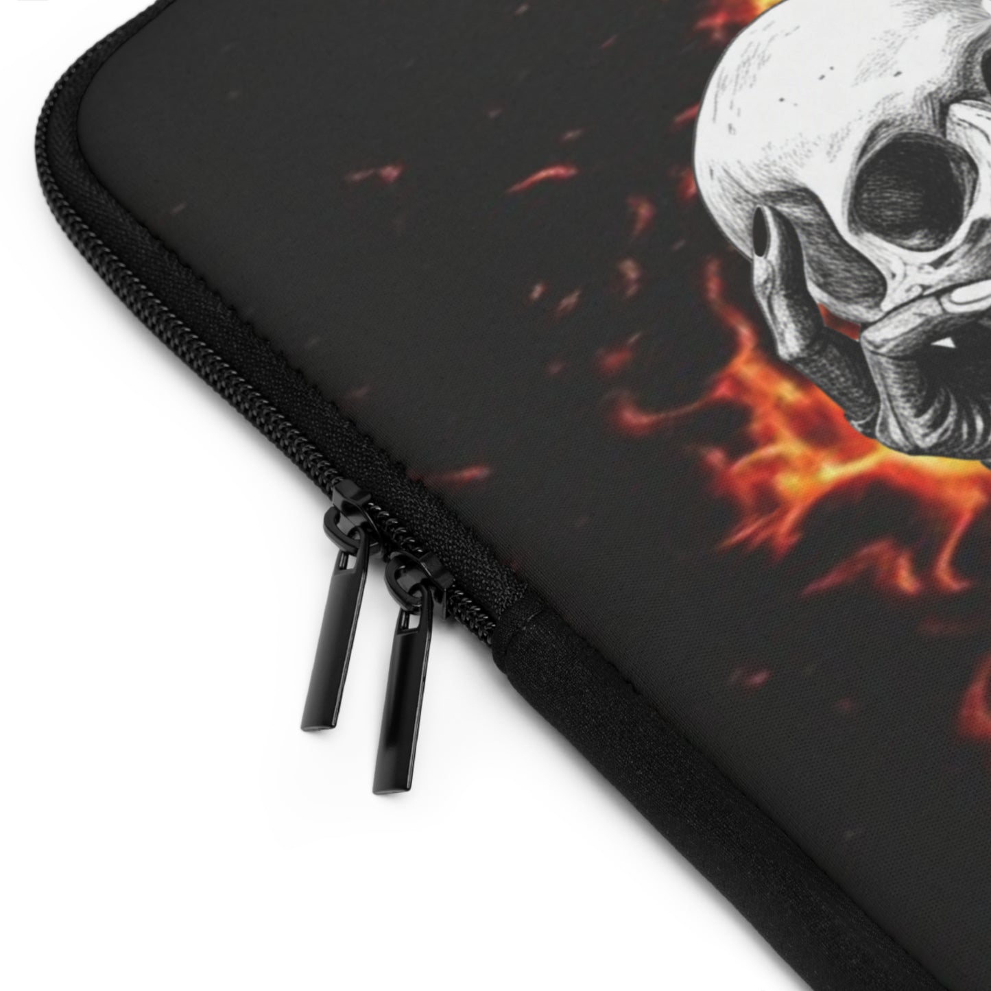 Valkyrie Laptop Sleeve — Gothic Warrior Fire Design