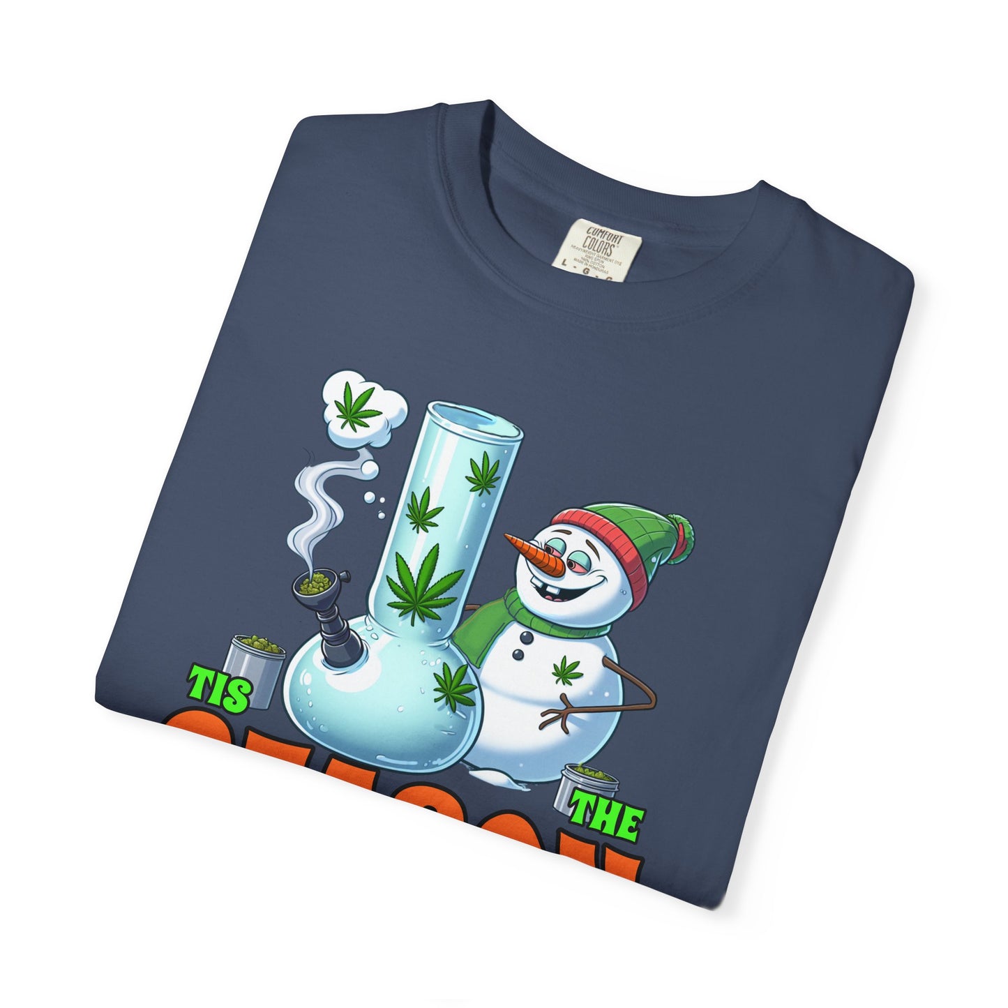 Holiday Cannabis Fun T-Shirt | Merry Season Tee, Unisex Gift, Party Apparel, 420 Friendly, Winter Social Wear