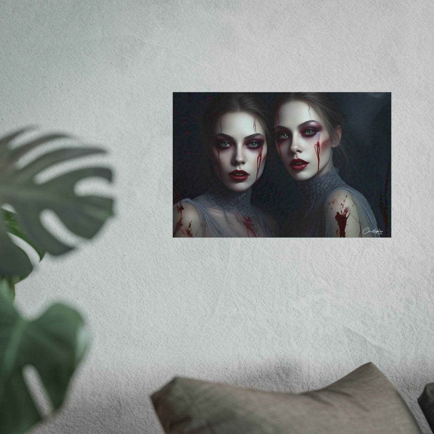 Eerie Fine Art Poster, Dark Fantasy Wall Art, Gothic Decor, Spooky Home Aesthetic, Halloween Wall Art