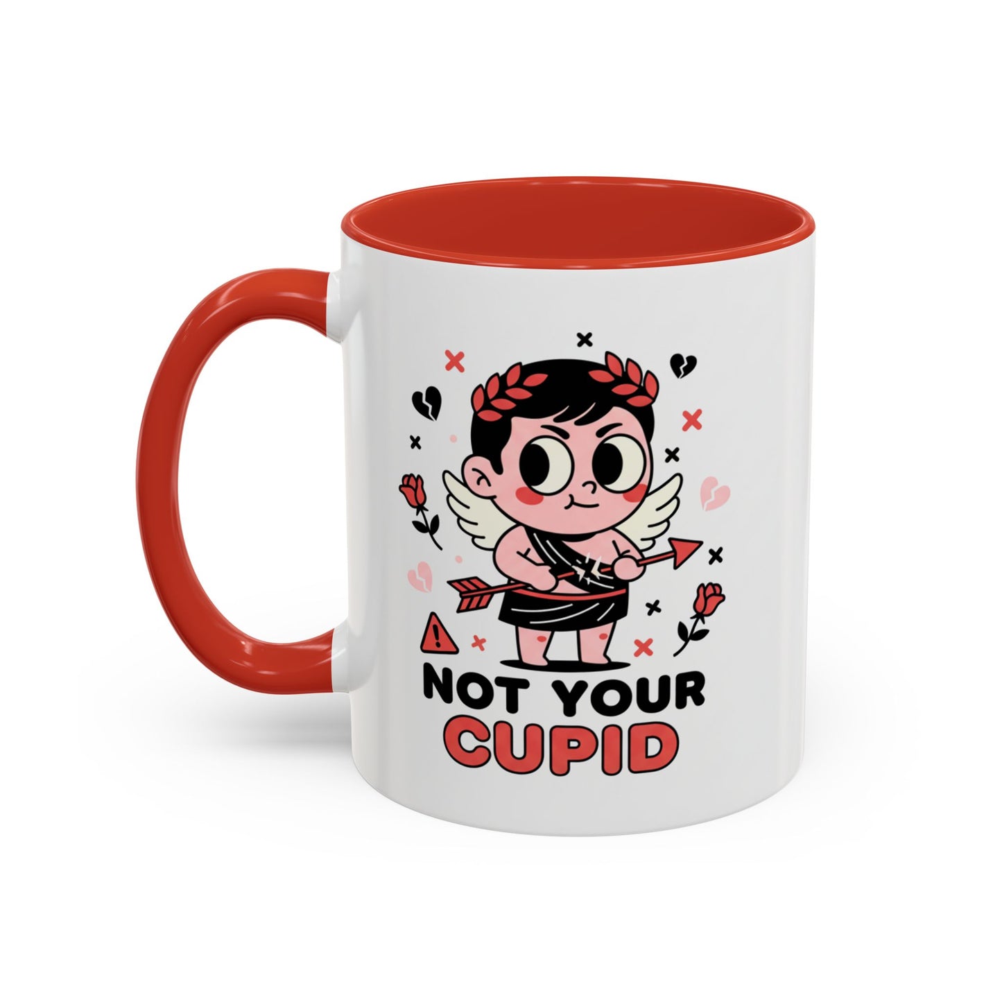 Cheeky Anti-Valentine Accent Coffee Mug — 11/15oz