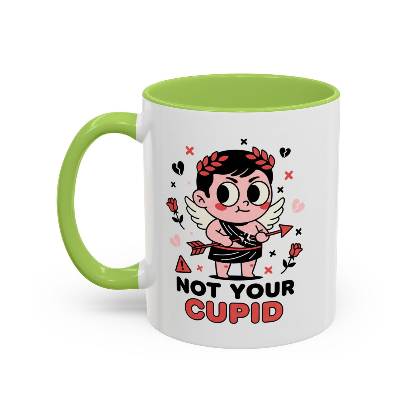 Cheeky Anti-Valentine Accent Coffee Mug — 11/15oz