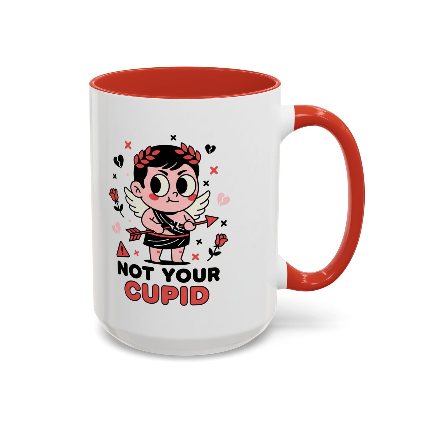 Cheeky Anti-Valentine Accent Coffee Mug — 11/15oz