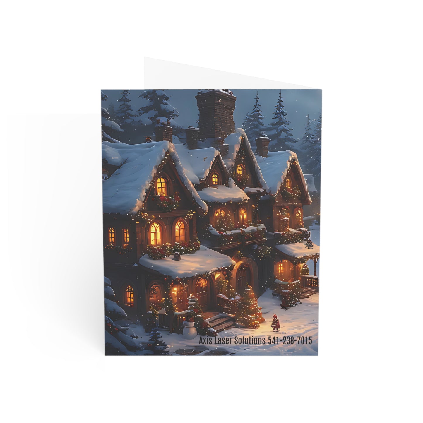 Cozy Winter Greeting Cards - Holiday Cheer, Christmas Wishes, Seasonal Greetings, Set of 1, 10, 30, 50pcs, Festive Cards for All Occasions