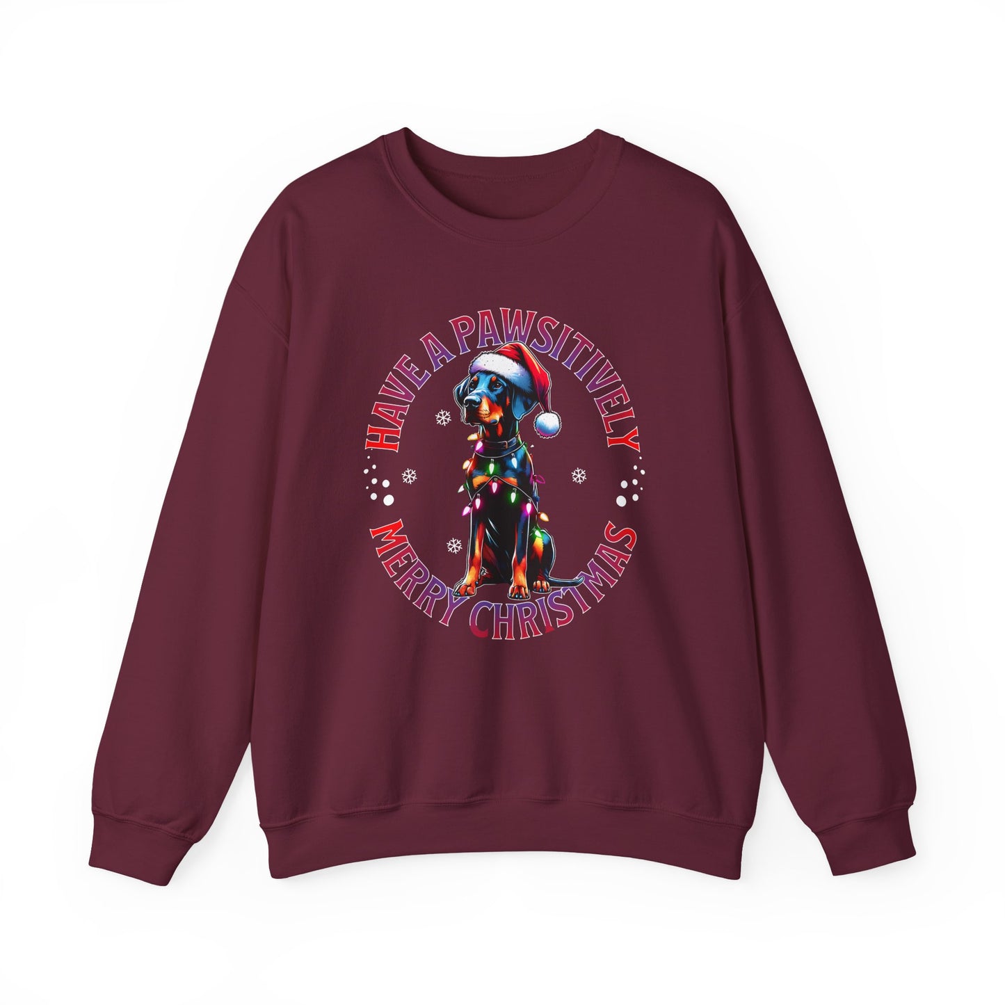 Christmas Dog Sweatshirt – "Have a Pawsitively Merry Christmas" Holiday Crewneck