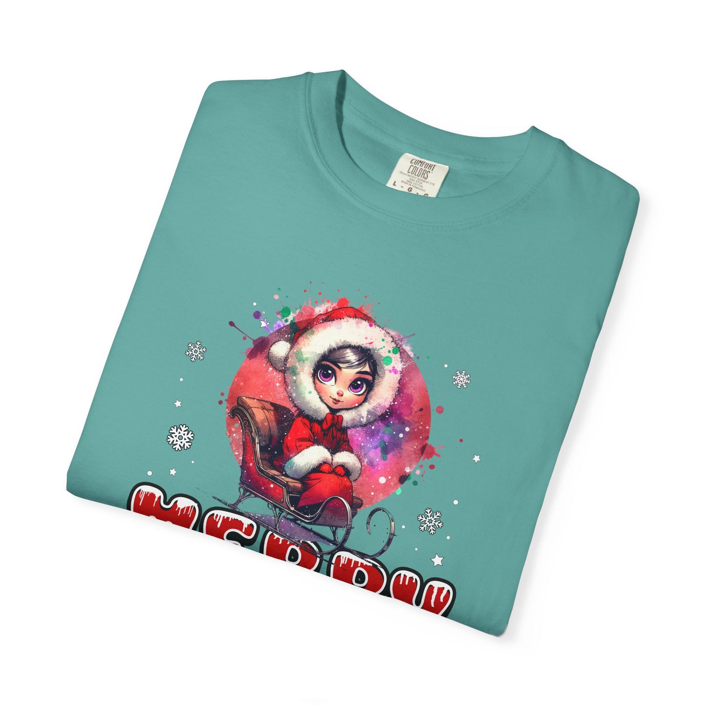 Merry Christmas Unisex Garment-Dyed T-Shirt