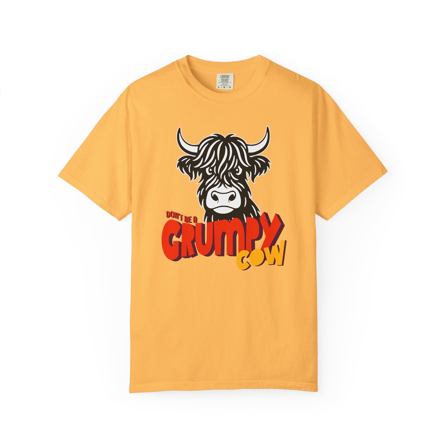 Grumpy Cow T-Shirt — Funny Highland Cow Graphic Tee