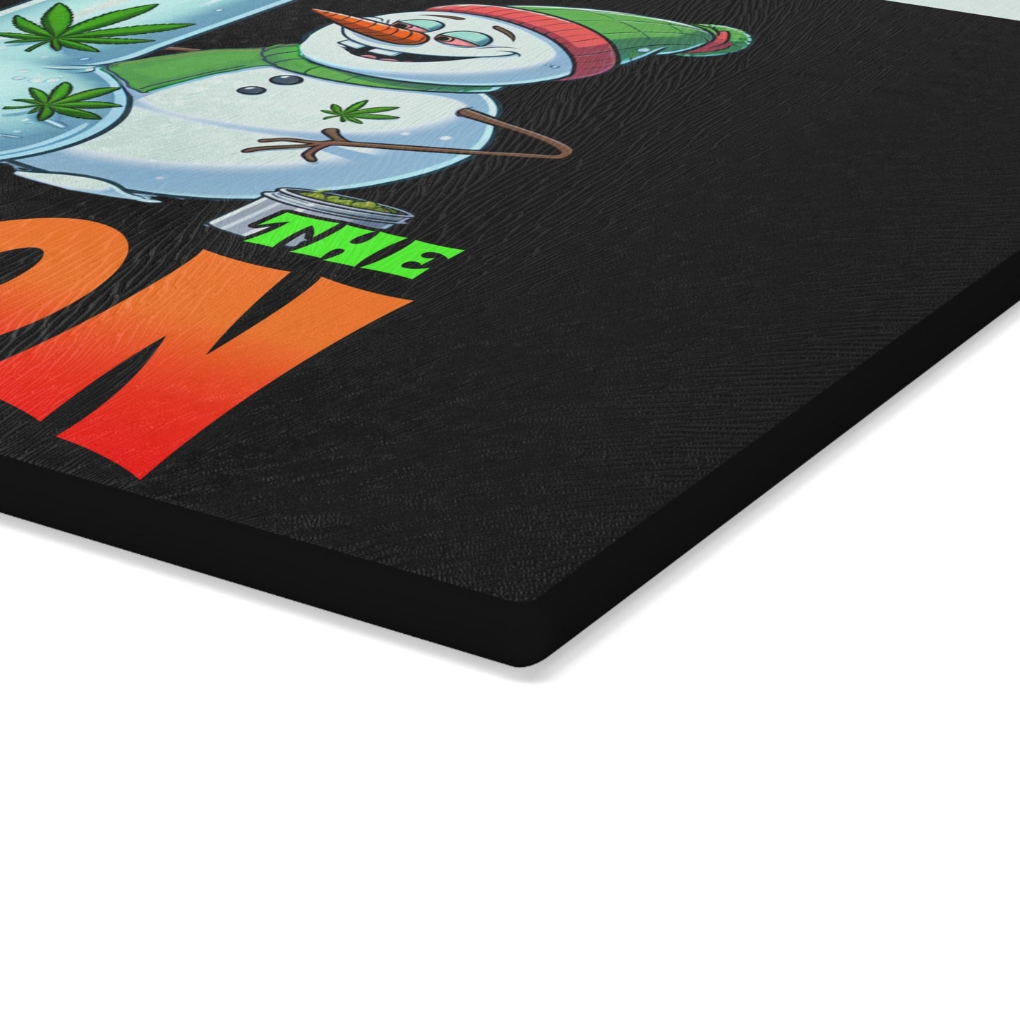 Festive Glass Cutting Board - 'Tis the Season to Be Merry, Holiday Kitchen Decor, Unique Gift for Chefs, Stoner Decor, Christmas Party [...]