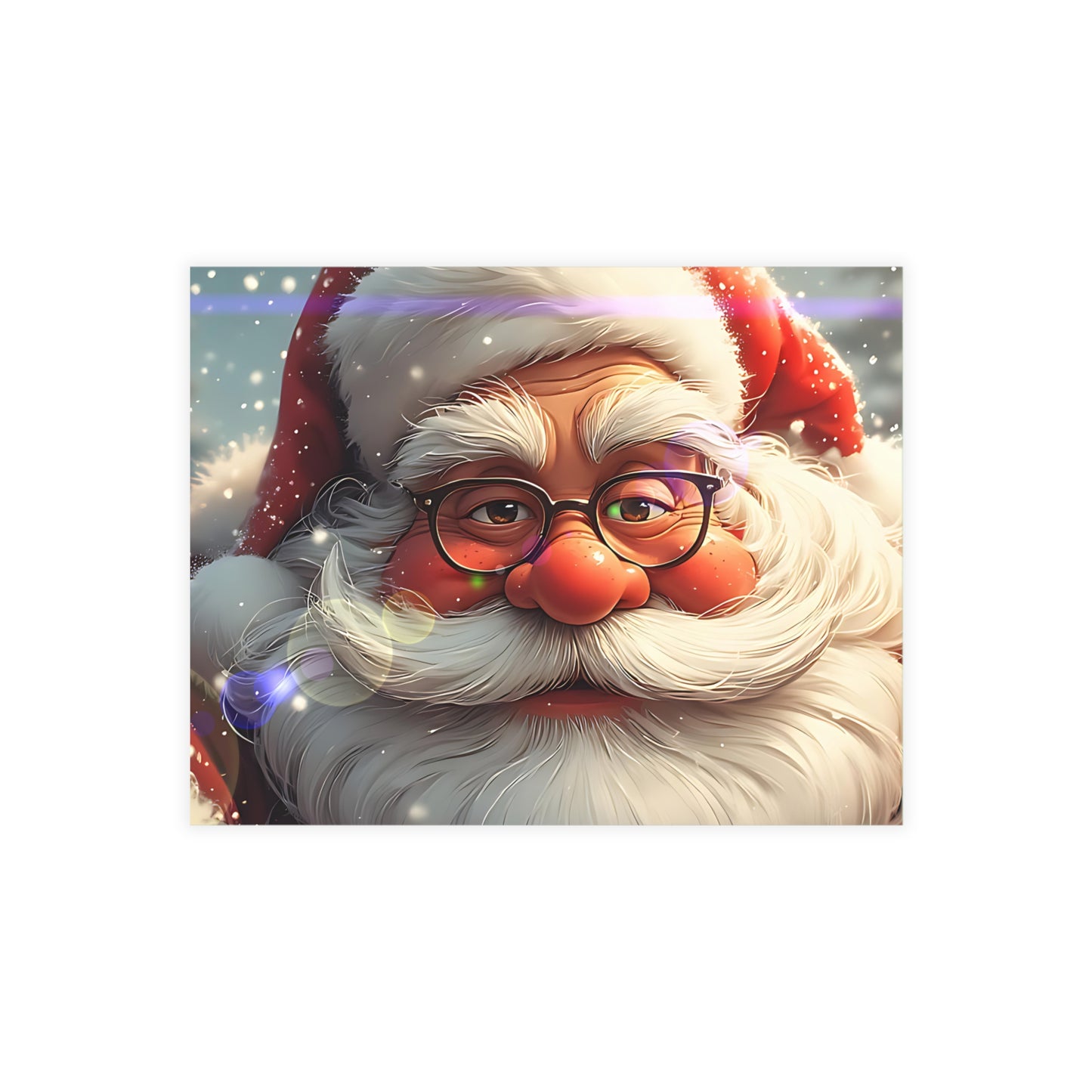 Santa close-up (Christmas Selfies) Postcard Bundles (envelopes included)