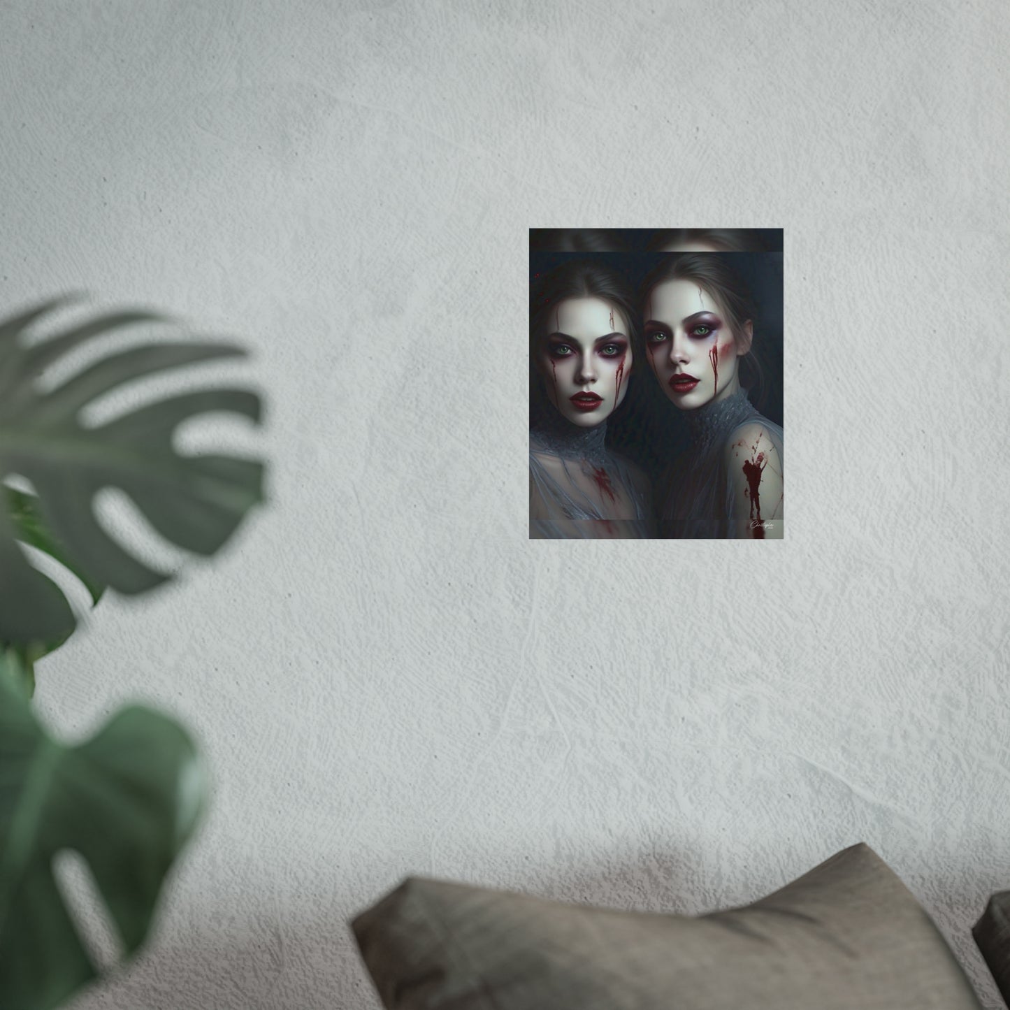 Eerie Fine Art Poster, Dark Fantasy Wall Art, Gothic Decor, Spooky Home Aesthetic, Halloween Wall Art