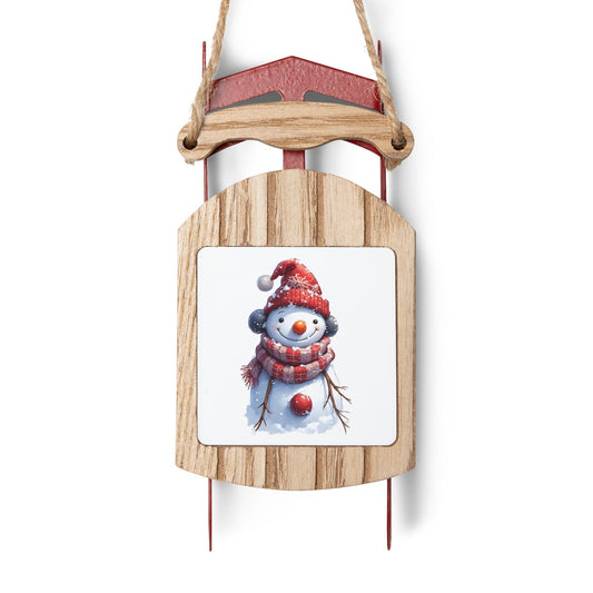 Sled Ornaments