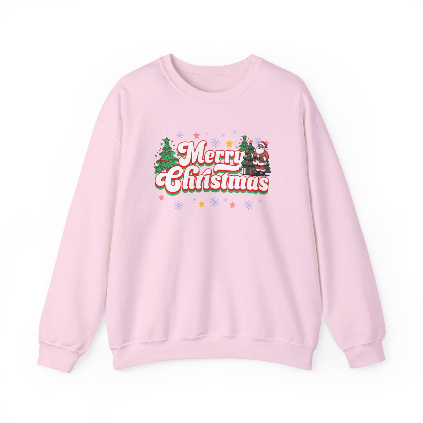 Merry Christmas Crewneck Sweatshirt — Festive Holiday Graphic Sweatshirt