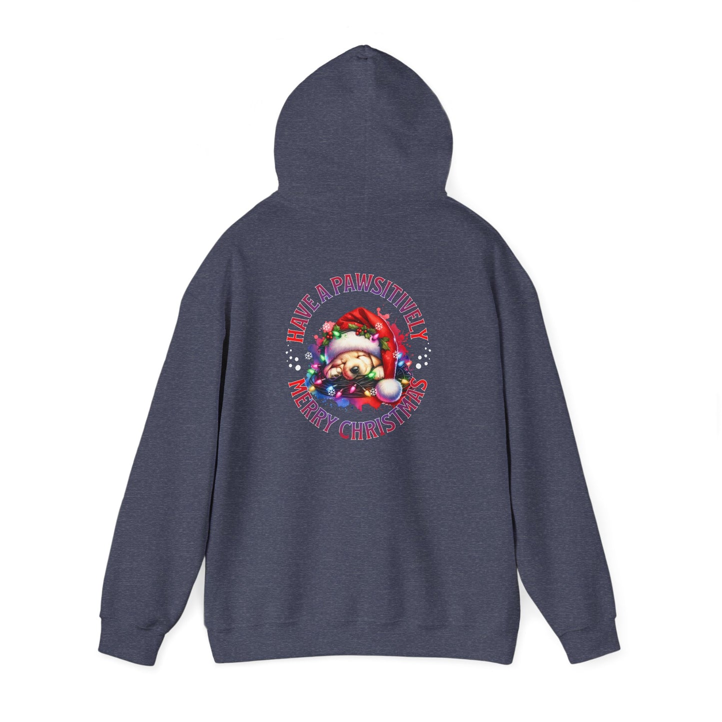 Christmas Pack Puppy Hoodie — Festive Santa Puppies 'Have A Pawsitively Merry Christmas' Holiday Sweatshirt