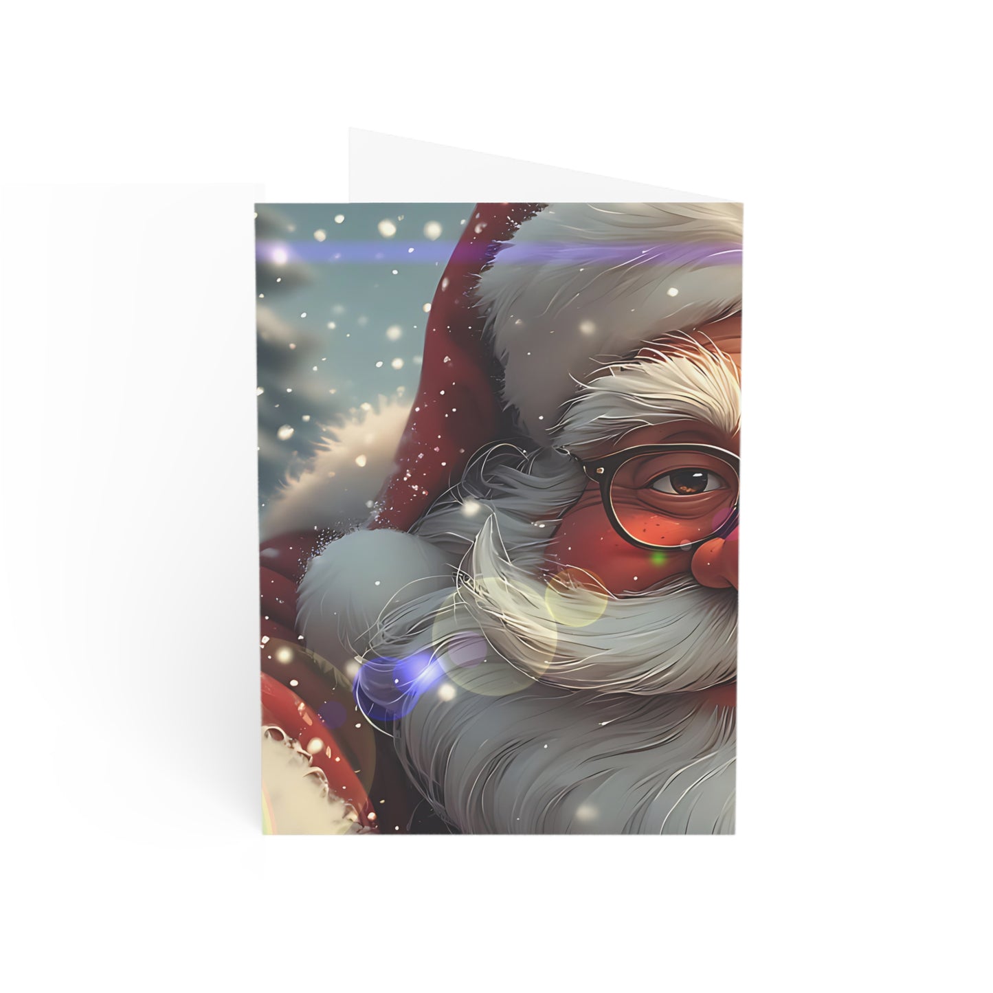 Festive Santa (Christmas Selfies) Greeting Cards - Perfect for Holiday Cheer (1, 10, 30, 50pcs)
