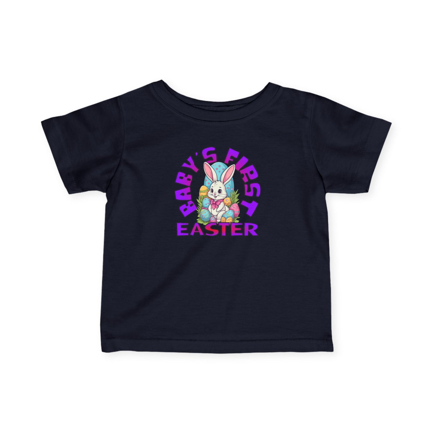 Infant Tee — "Baby's First Easter" Bunny Graphic Easter Outfit