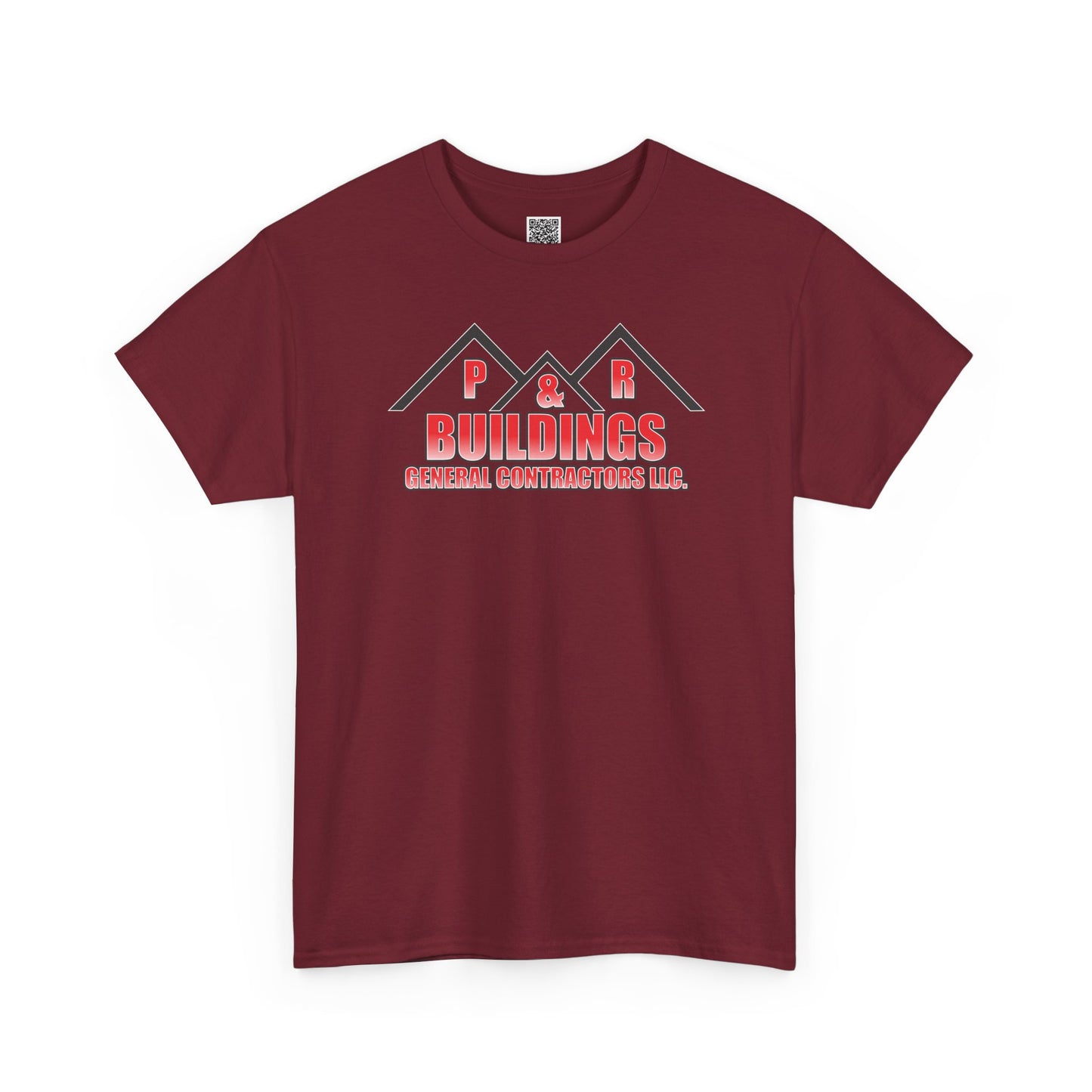 P&R BUILDINGS Logo T-Shirt — Contractor Work Tee