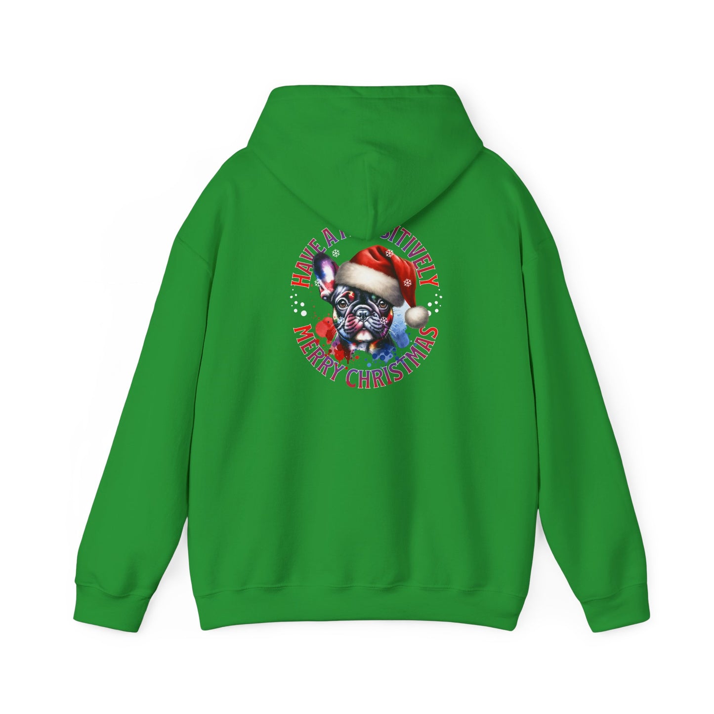 Christmas Pack Boston Terrier Hoodie — 'Have A Pawsitively Merry Christmas' Festive Dog Sweatshirt