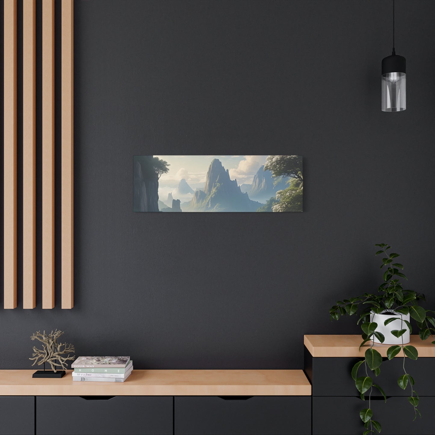 Scenic Landscape Canvas Print, Wall Art Decor, Home Decoration, Nature Wall Art, Gift for Nature Lovers, Tranquil Art for Living Room