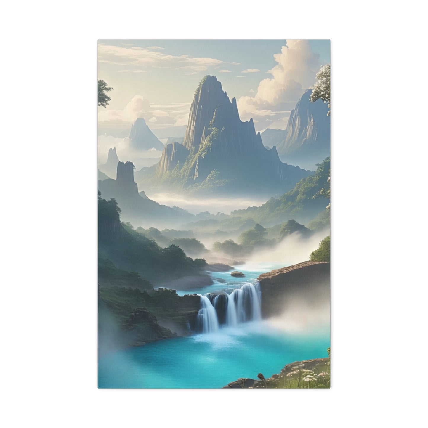 Scenic Landscape Canvas Print, Wall Art Decor, Home Decoration, Nature Wall Art, Gift for Nature Lovers, Tranquil Art for Living Room