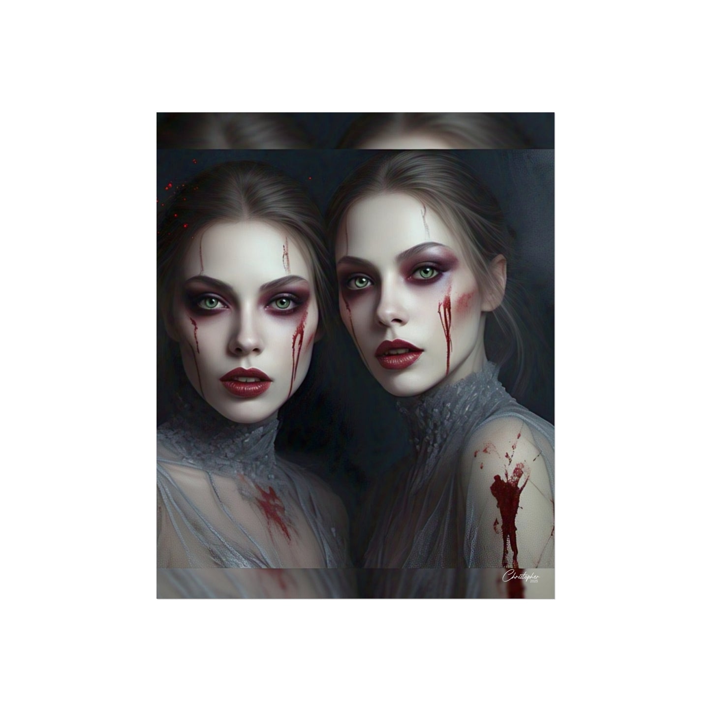 Eerie Fine Art Poster, Dark Fantasy Wall Art, Gothic Decor, Spooky Home Aesthetic, Halloween Wall Art