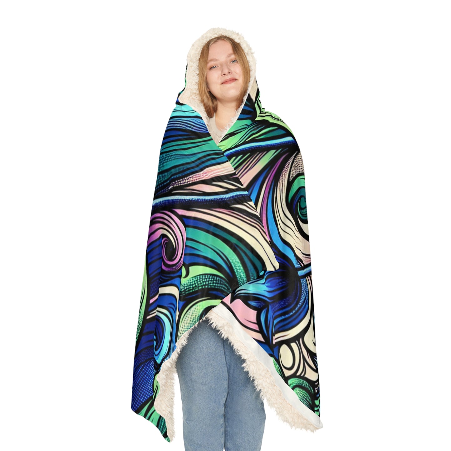 Vibrant Snuggle Blanket - Cozy Oversized Throw for Home, Perfect Gift for Relaxation, Festivals, Housewarming, Couch Decoration