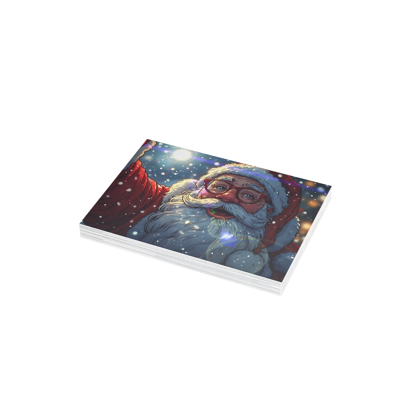 Happy Santa (Christmas Selfies) Postcard Bundles (envelopes included)