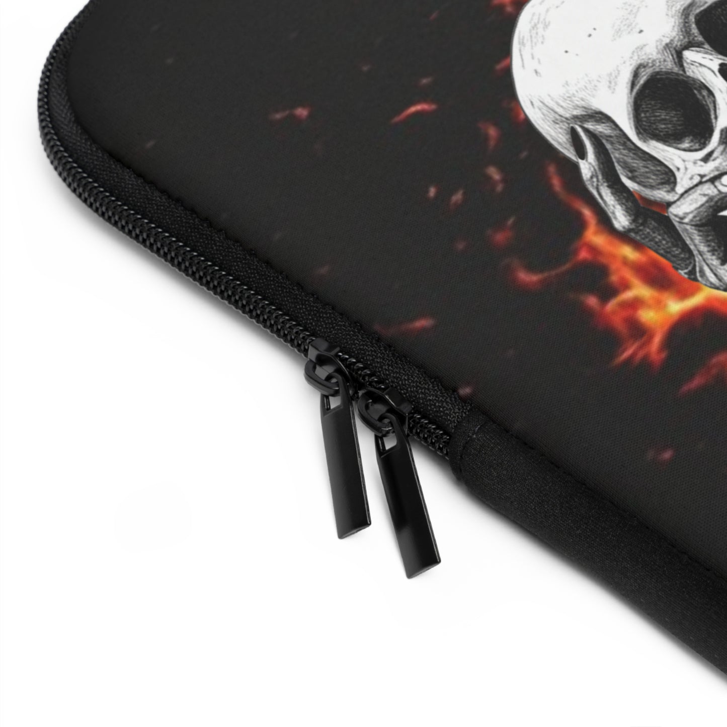 Valkyrie Laptop Sleeve — Gothic Warrior Fire Design