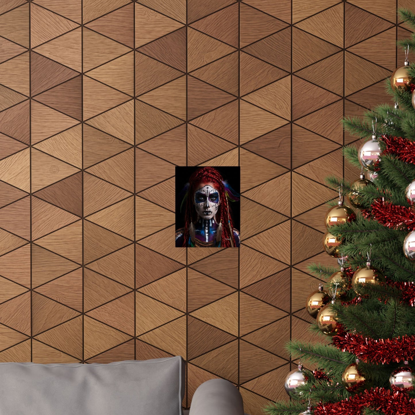 Bohemian Wall Art Print, Tribal Vertical Poster