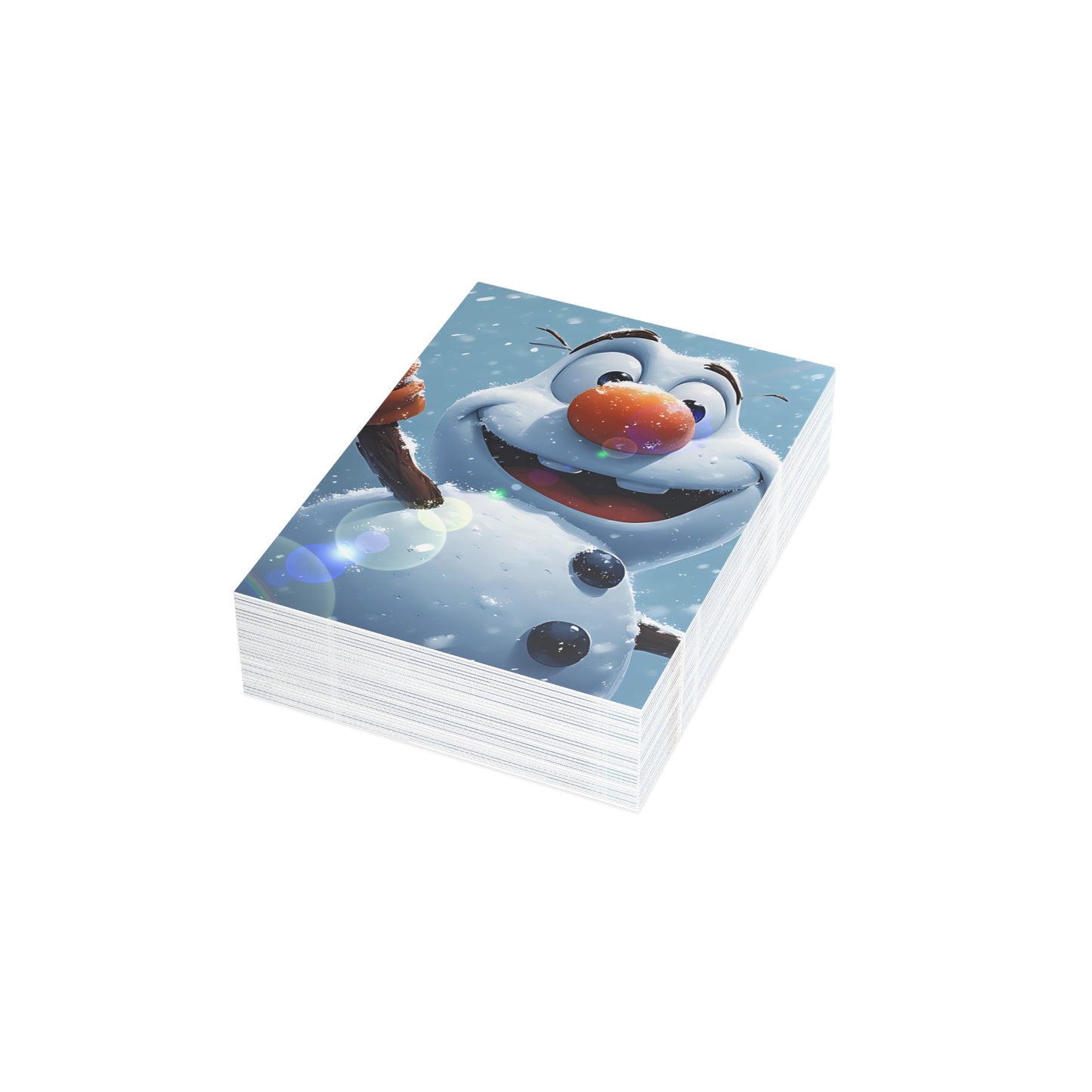 Dancing Snowman (Christmas Selfies) Postcard Bundles (envelopes included)