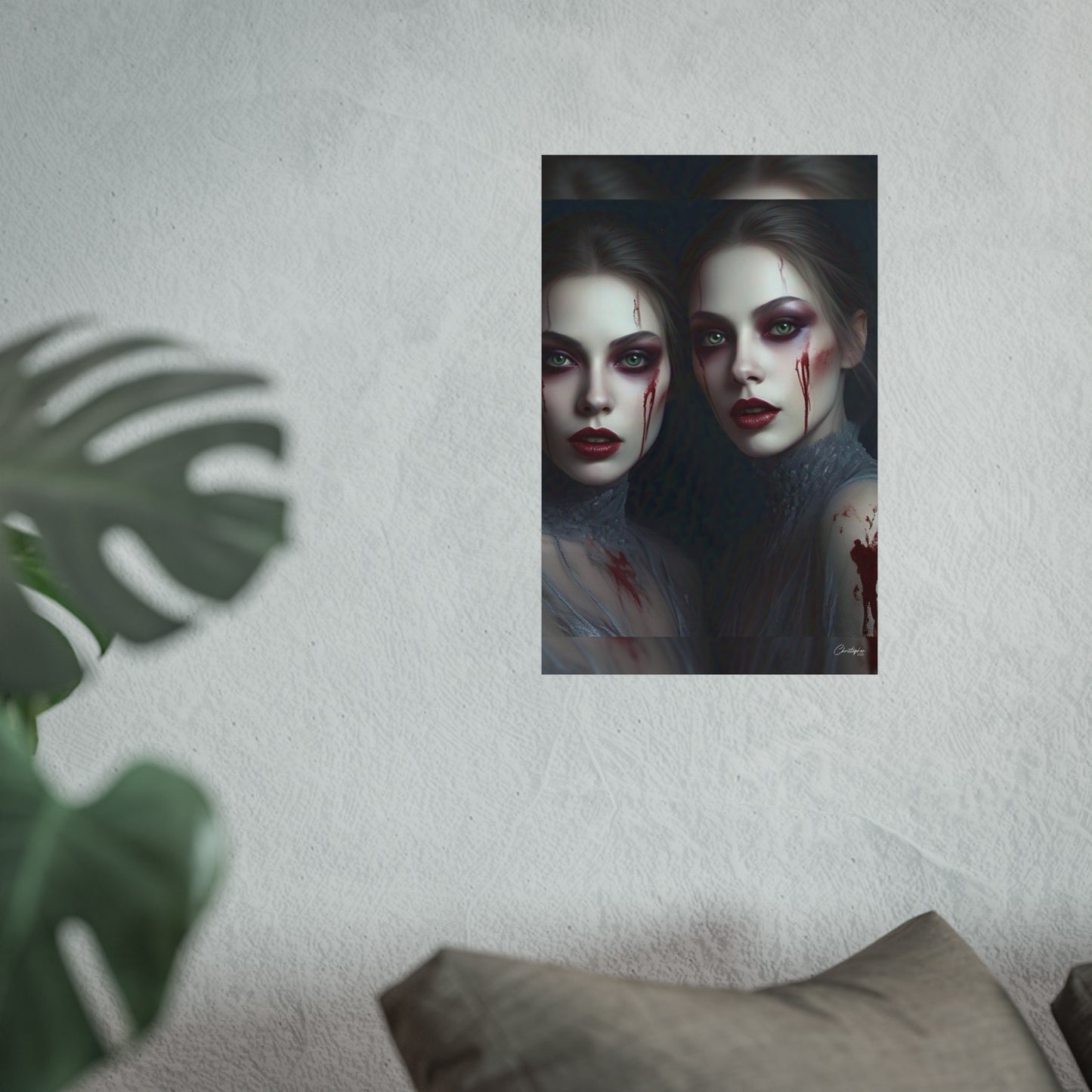 Eerie Fine Art Poster, Dark Fantasy Wall Art, Gothic Decor, Spooky Home Aesthetic, Halloween Wall Art